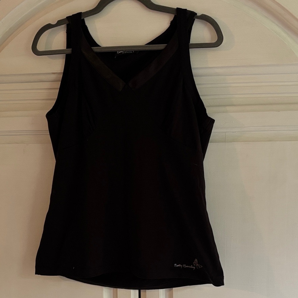 Betty Barclay Black Sleeveless Top sz12